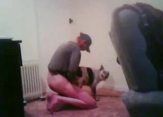 Eager Guy Fucks His Pet Animal in HD Zoo Sex animal sex Clips