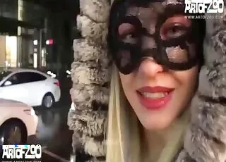 Dog Sex: Brunette Arching Back For Big Cock